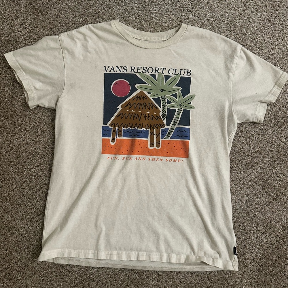 Vans Resort Club Cream T-Shirt